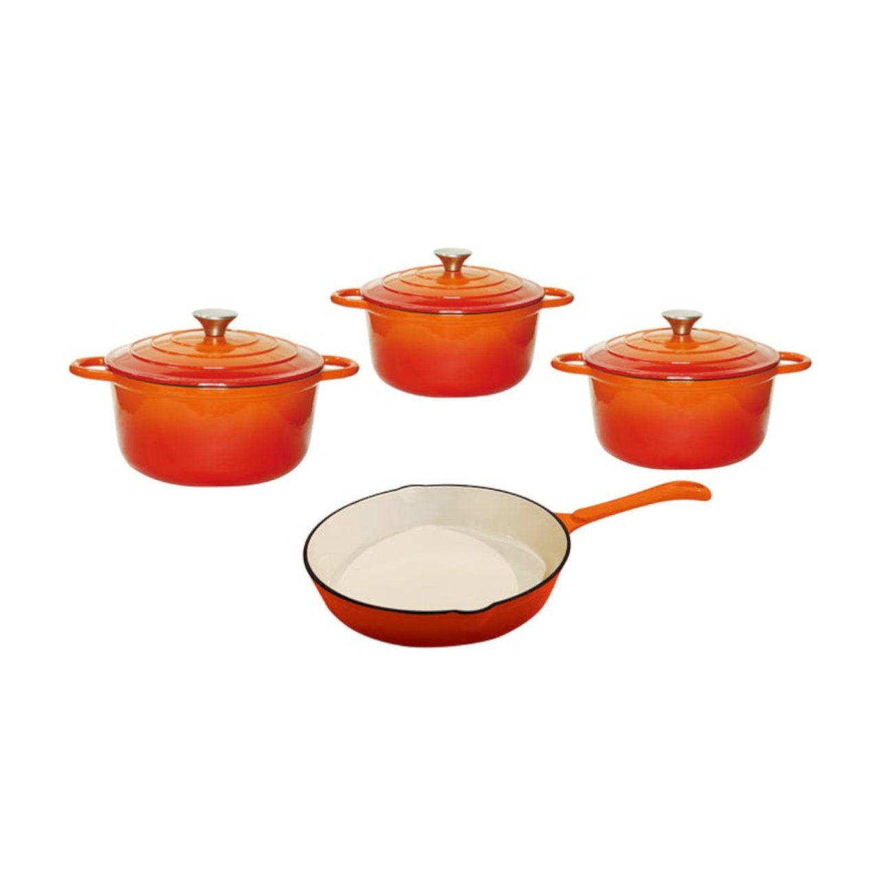 7Pc Cast Iron Set