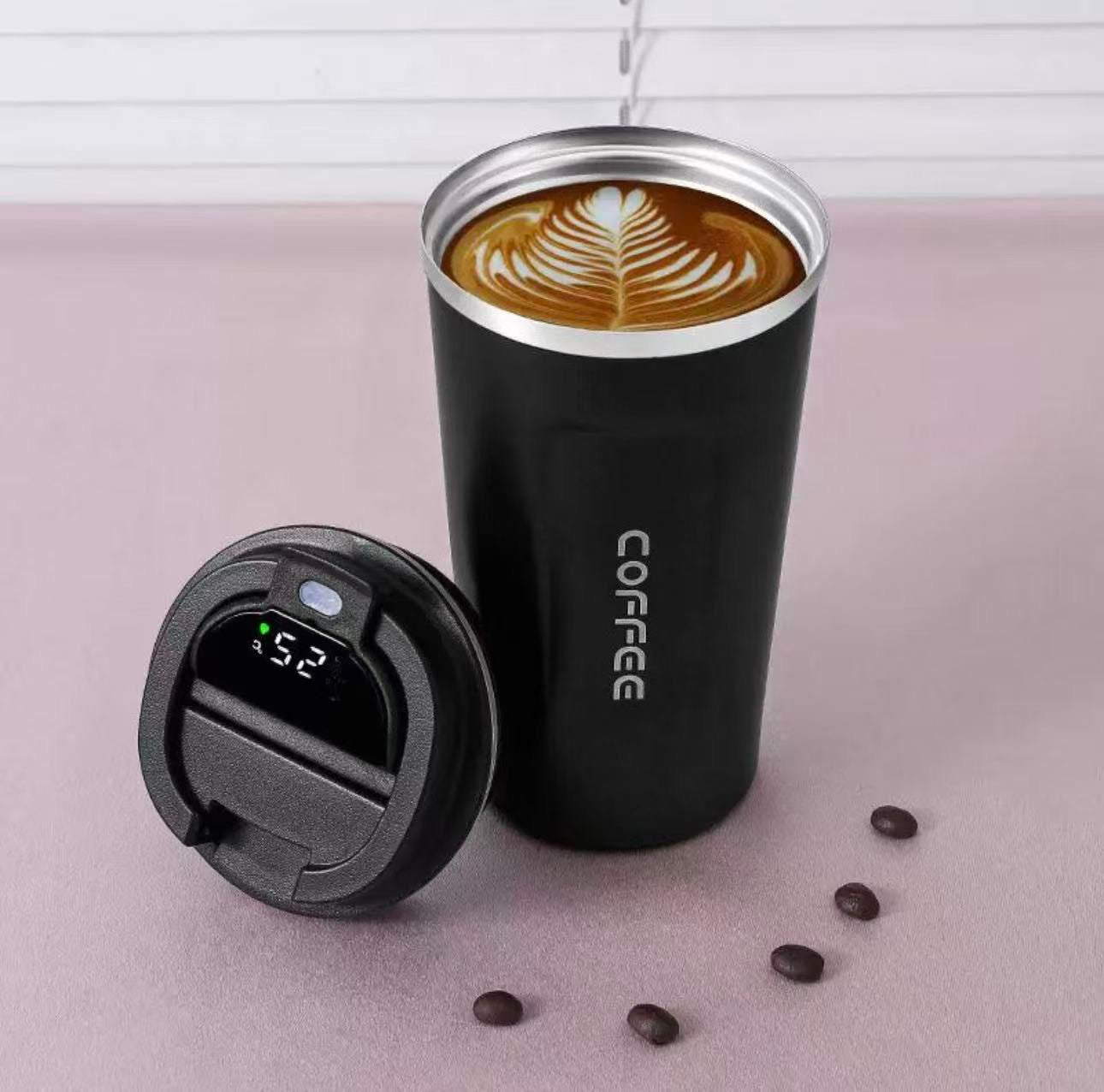 Stainless Steel Vacuum Travel Coffee Mug - 380ml