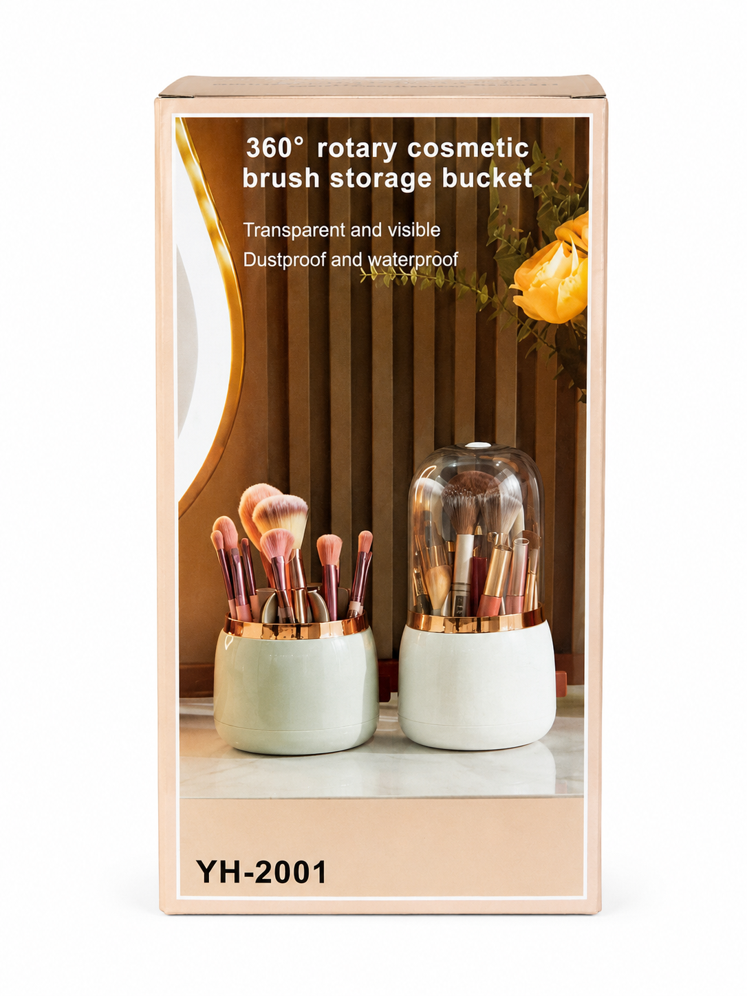 360° Rotating Cosmetic Brush Storage Bucket (YH-2001)