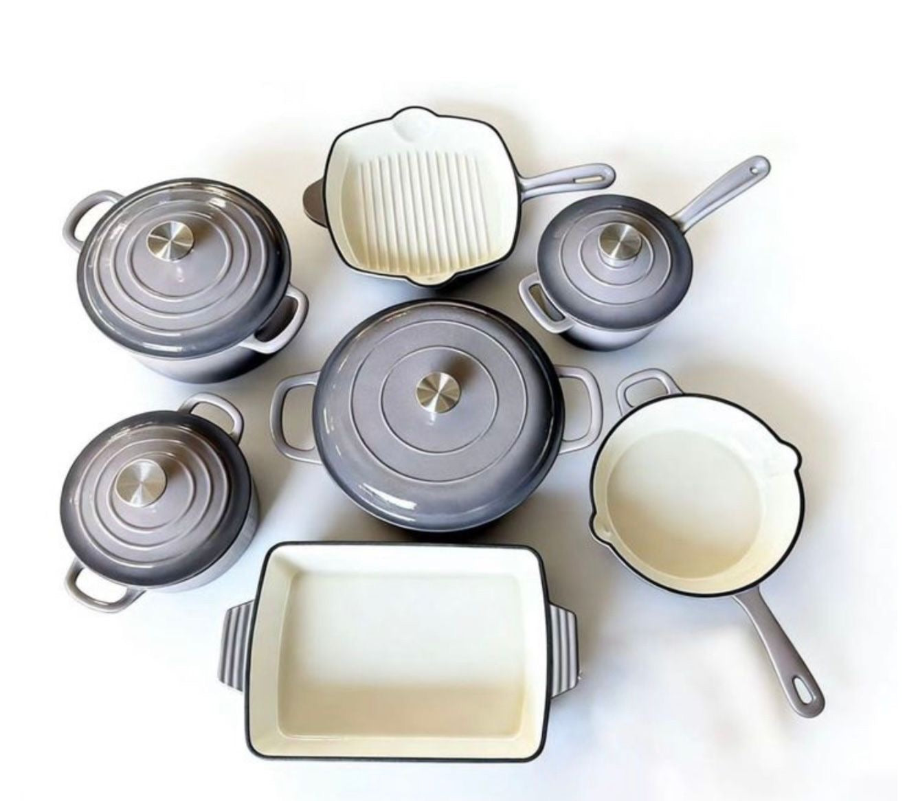 11Pc Cast Iron Set