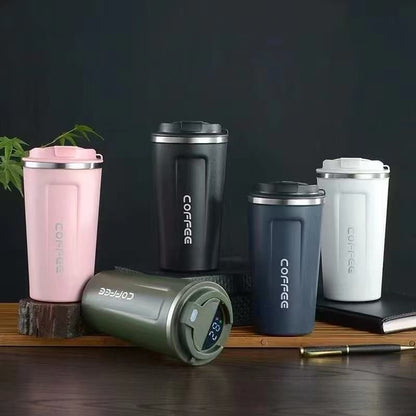 Stainless Steel Vacuum Travel Coffee Mug - 380ml