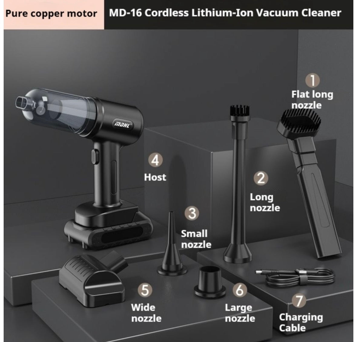 CAR MOUNTED
VACUUM CLEANER