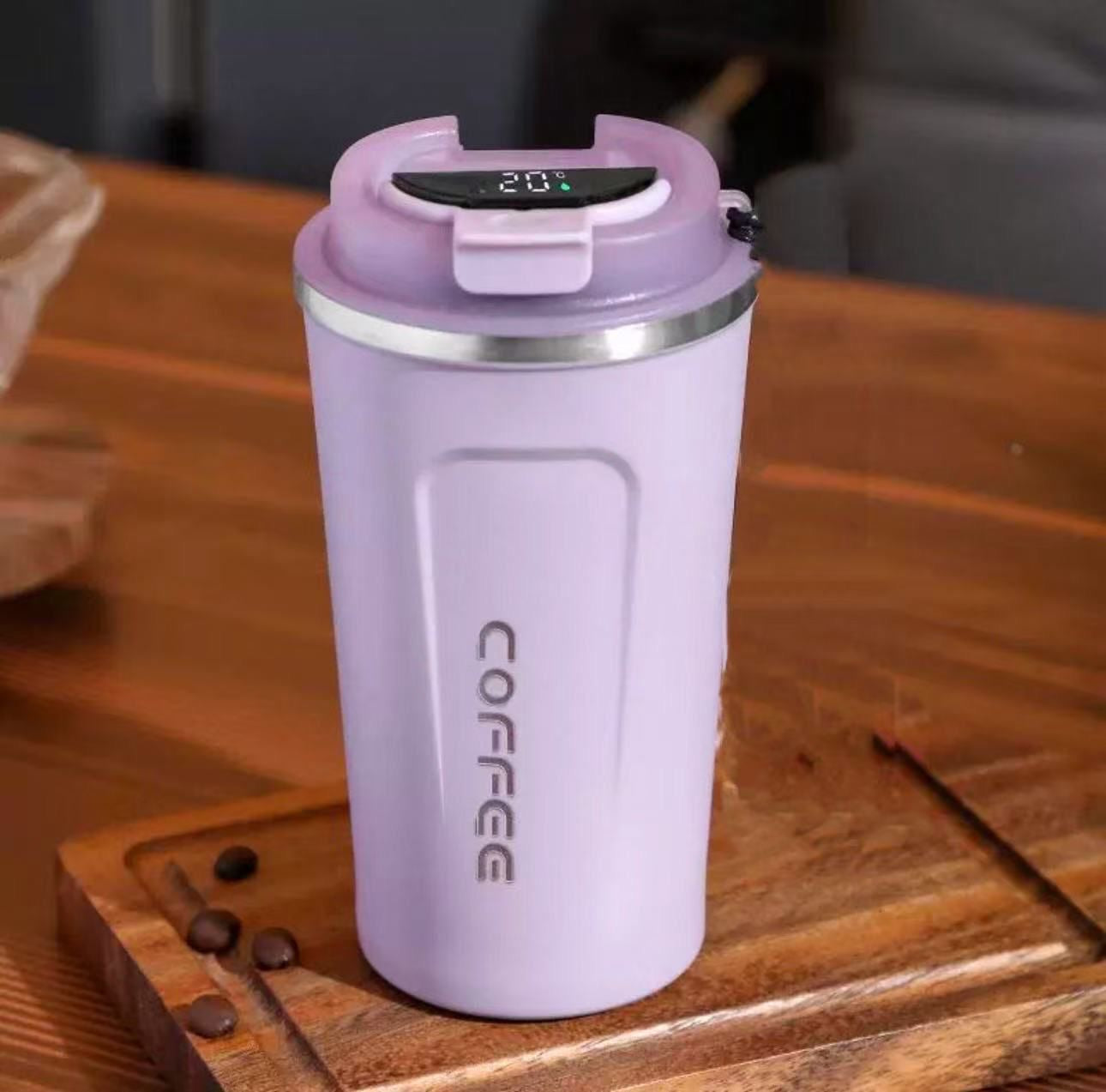 Stainless Steel Vacuum Travel Coffee Mug - 380ml