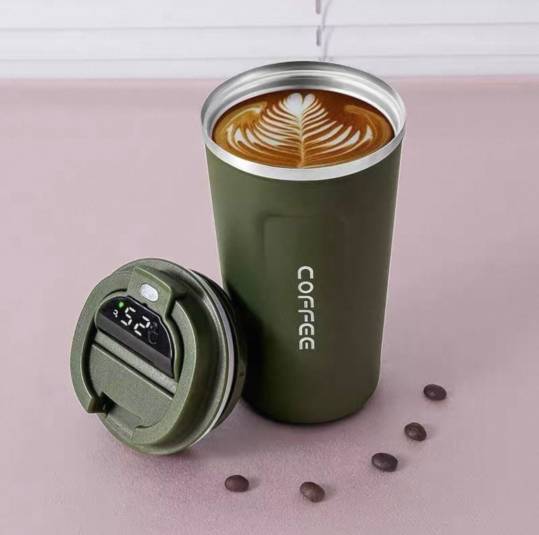 Stainless Steel Vacuum Travel Coffee Mug - 380ml