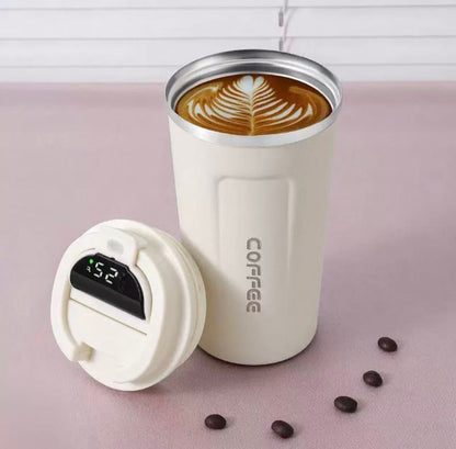 Stainless Steel Vacuum Travel Coffee Mug - 380ml