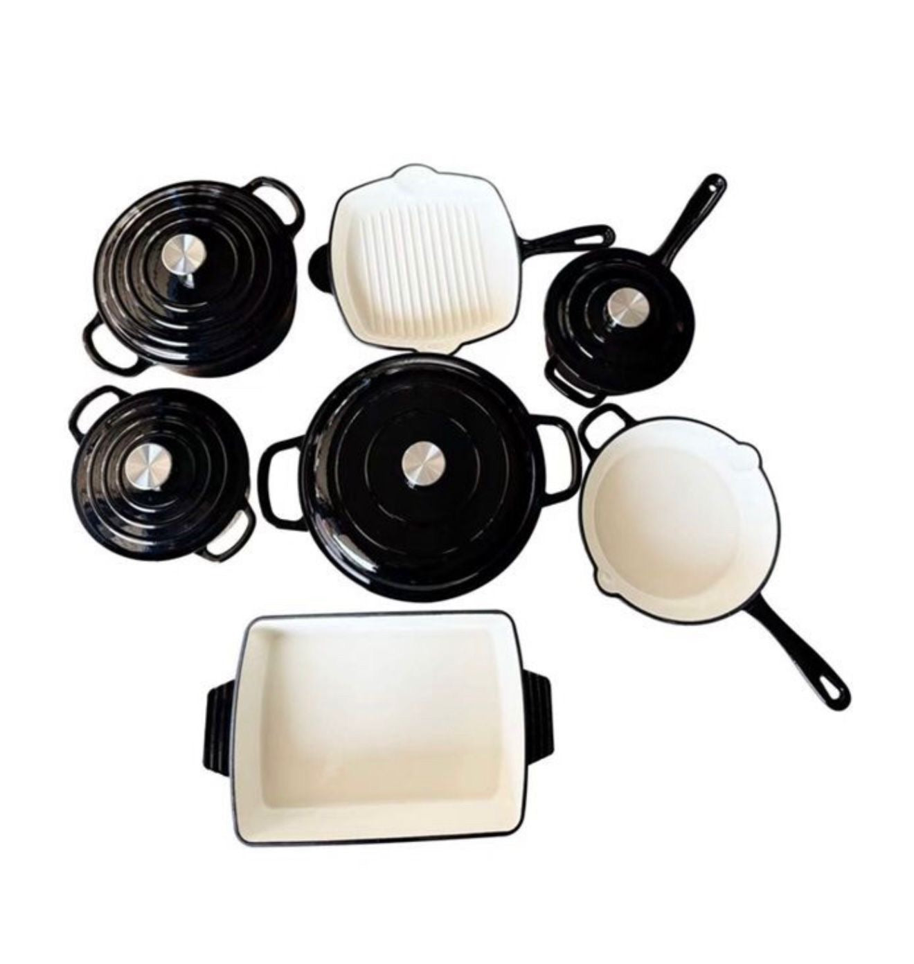 11Pc Cast Iron Set