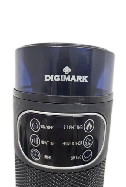 Digimark Black 2000 W Remote Control Fan Heater