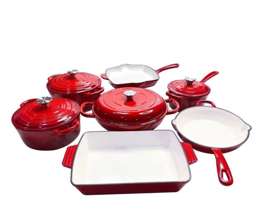 11Pc Cast Iron Set