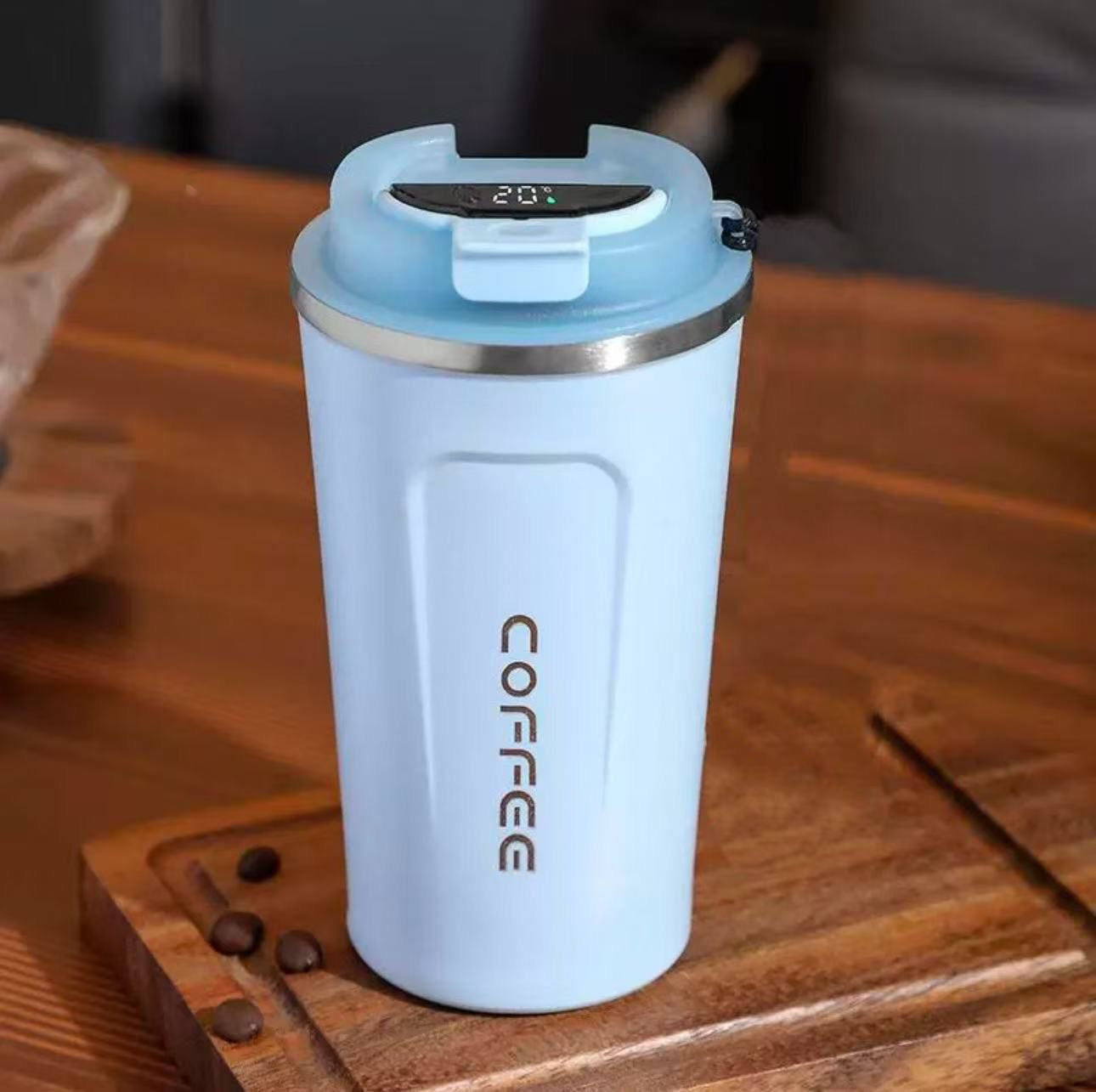 Stainless Steel Vacuum Travel Coffee Mug - 380ml