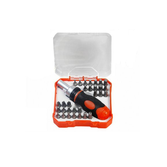 31-PIECE
RATGIET SCREWDRIVER &amp; BIT SET