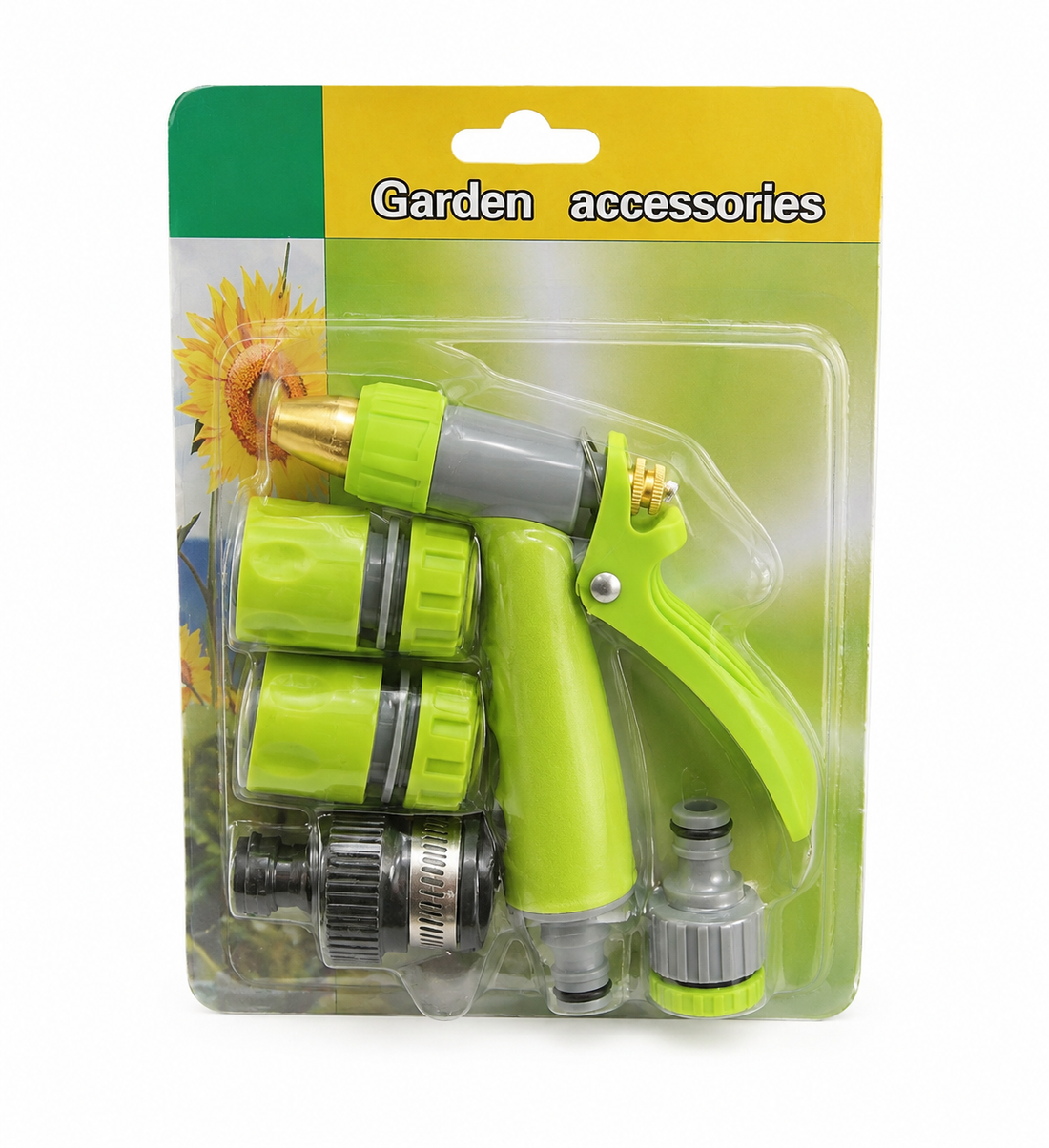 Garden Hose Spray Gun Set – 5 Piece