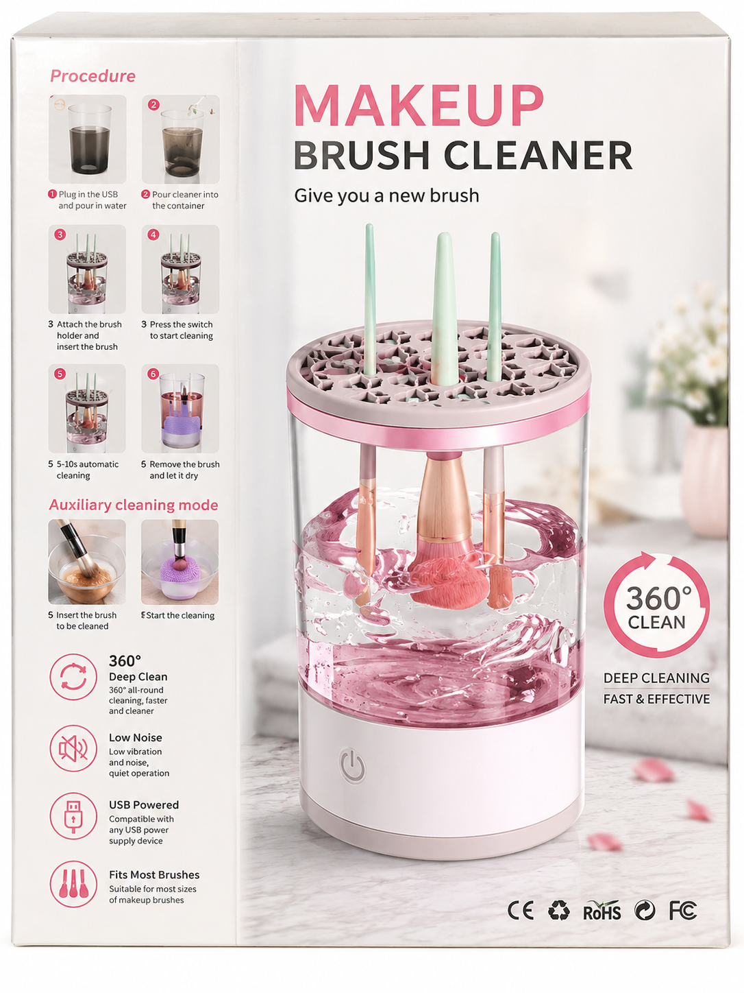 Electric Makeup Brush Cleaner