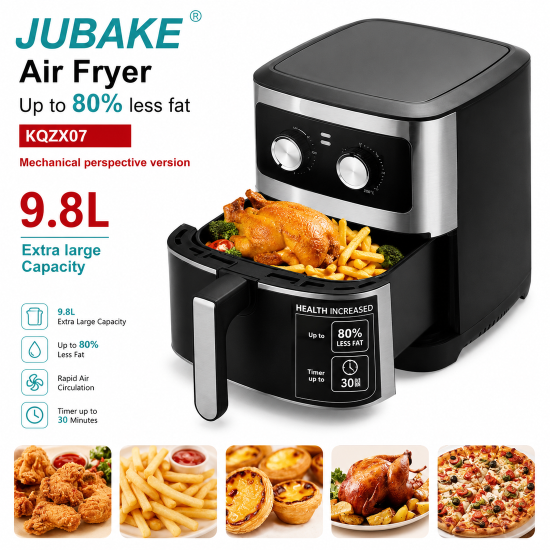 JUBAKE 9.8L Air Fryer