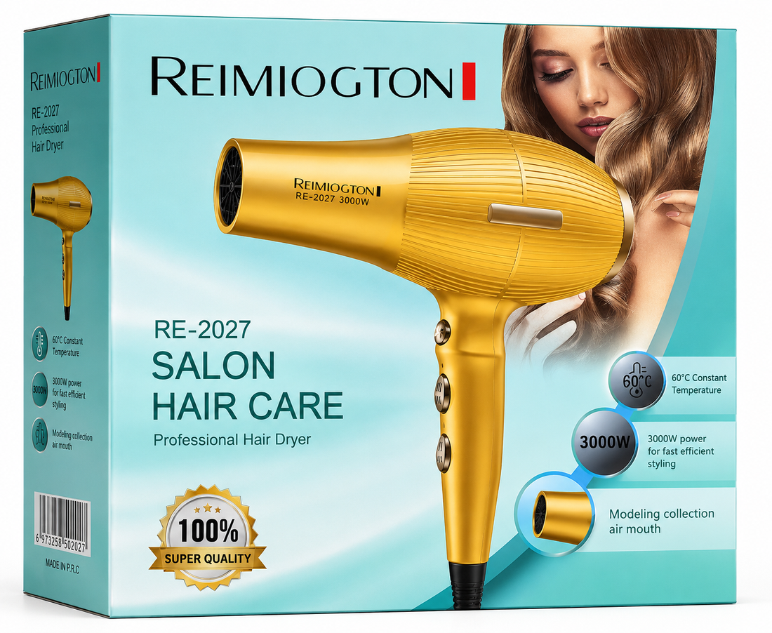 REIMIOGTON RE-2027 Professional Hair Dryer – 3000W