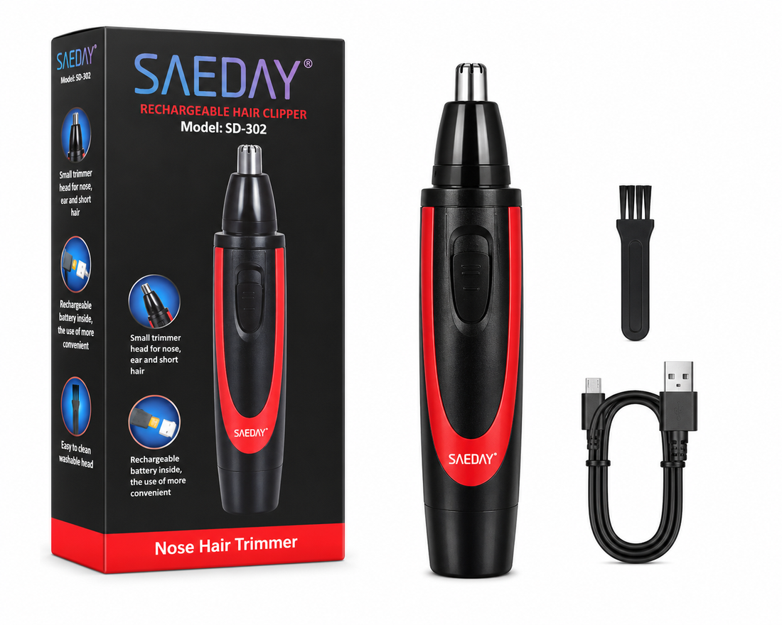 SAEDAY SD-302 Rechargeable Nose Hair Trimmer