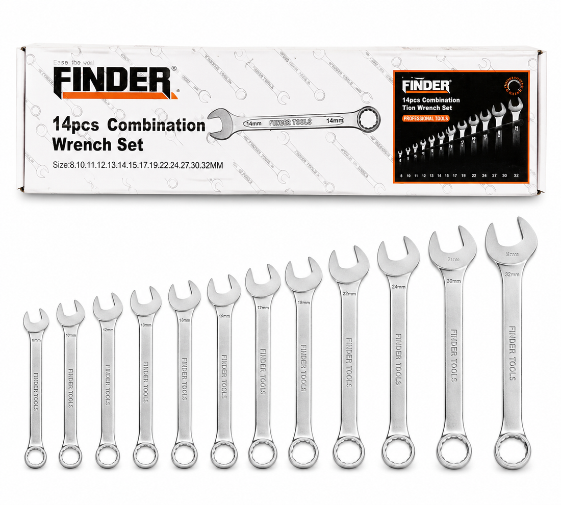 Finder 14-Piece Combination Wrench Set