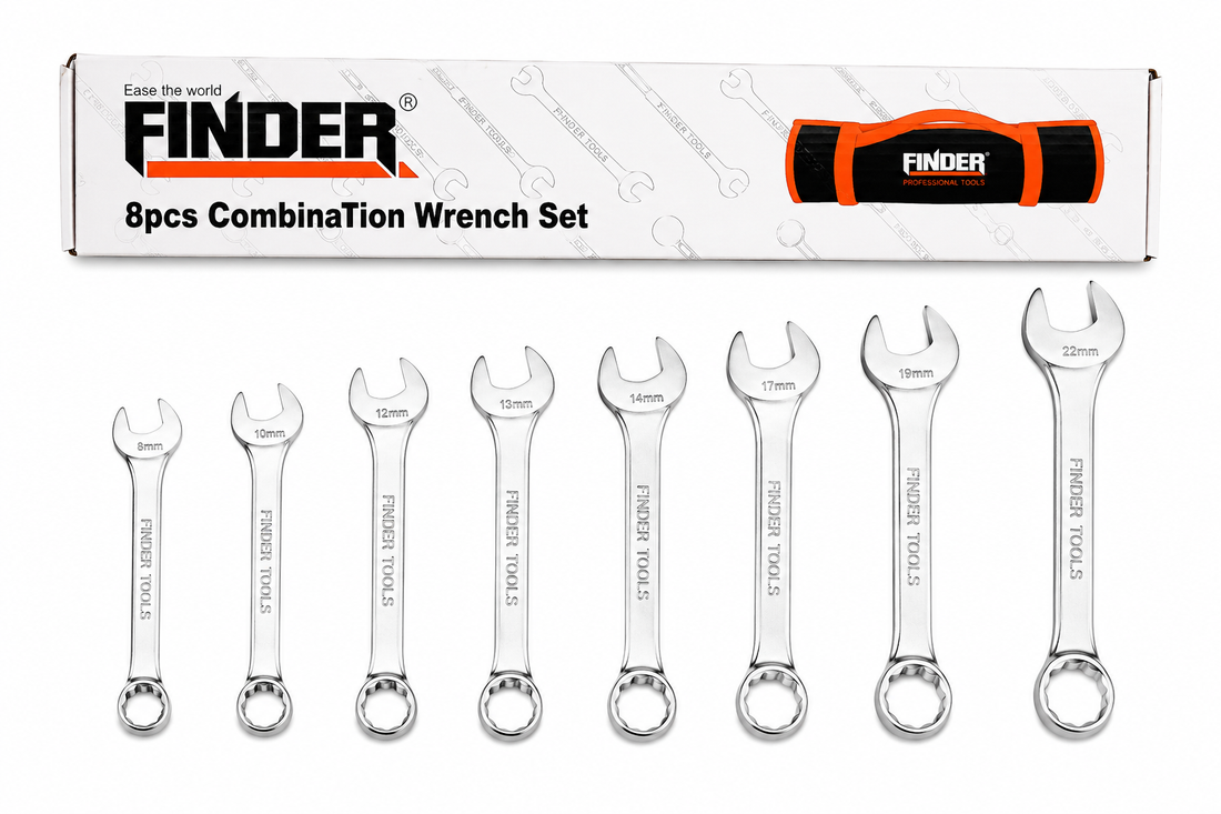 Finder 8-Piece Combination Wrench Set