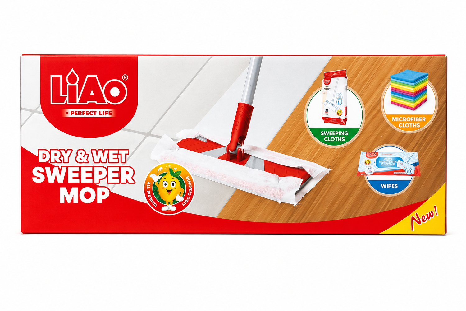 LiAO Dry &amp; Wet Sweeper Mop