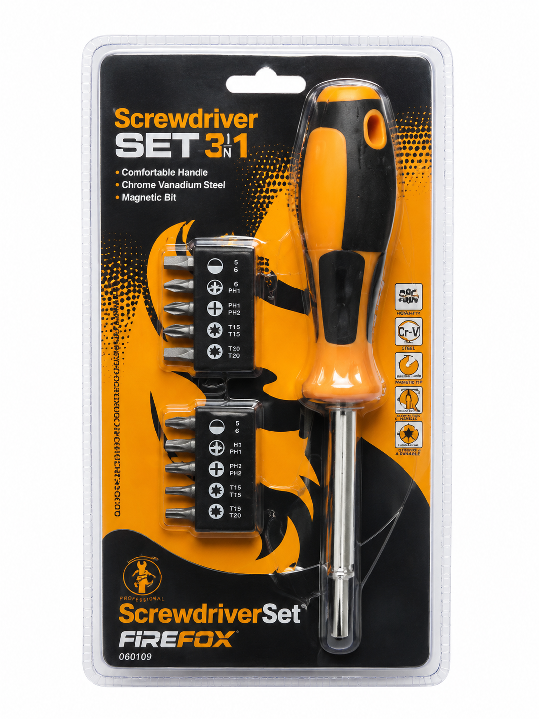 Firefox 3-in-1 Screwdriver Set