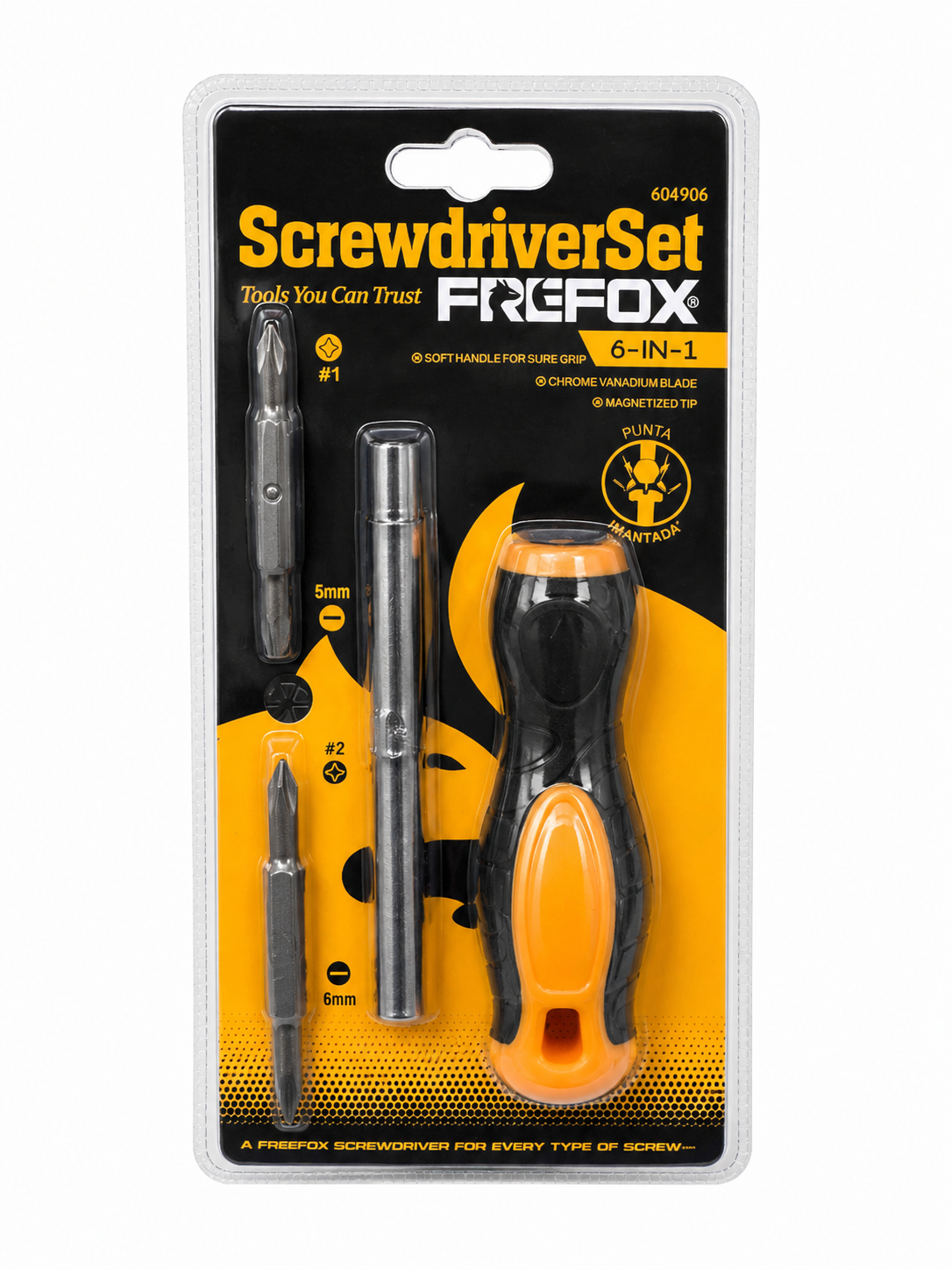 FREEFOX 6-in-1 Screwdriver Set