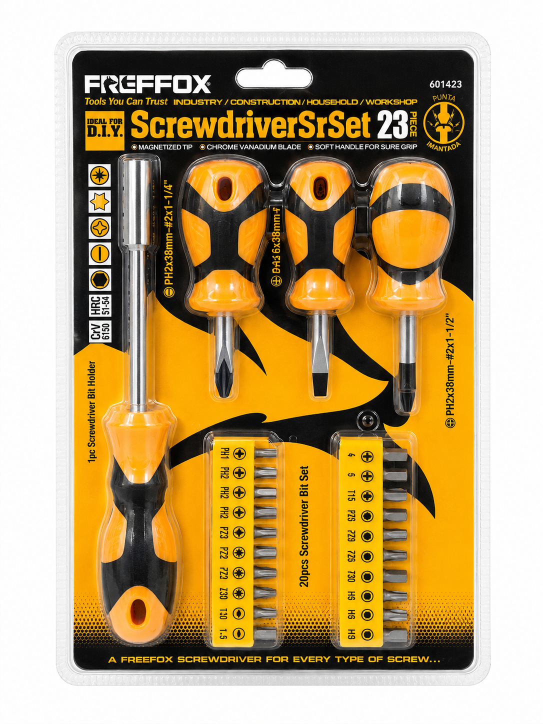 FREEFOX 23-Piece Screwdriver Set