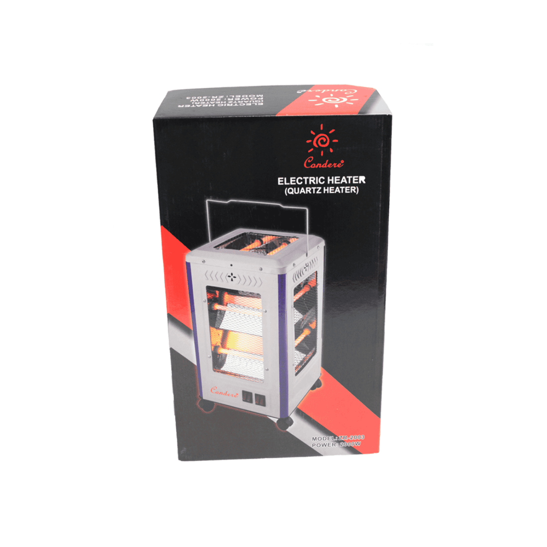 Condere 2000W Electric Quartz Heater