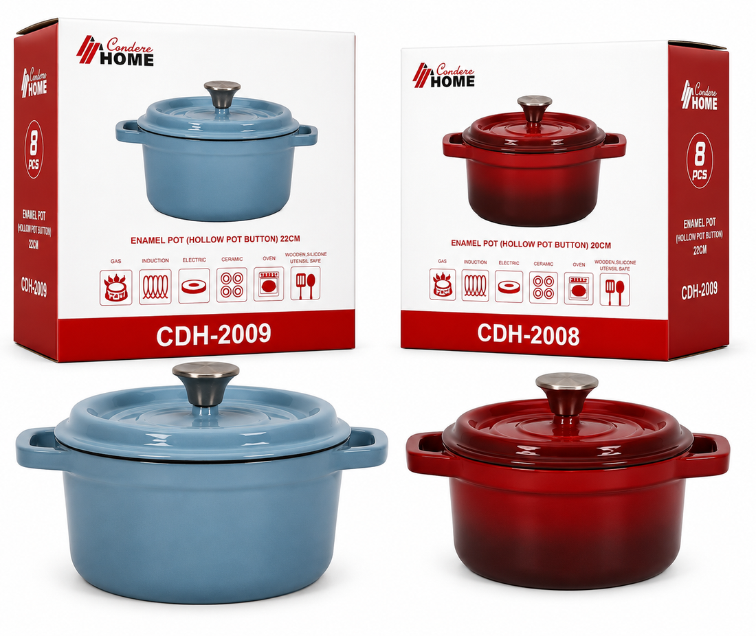 Condere Home Enamel Casserole Pot