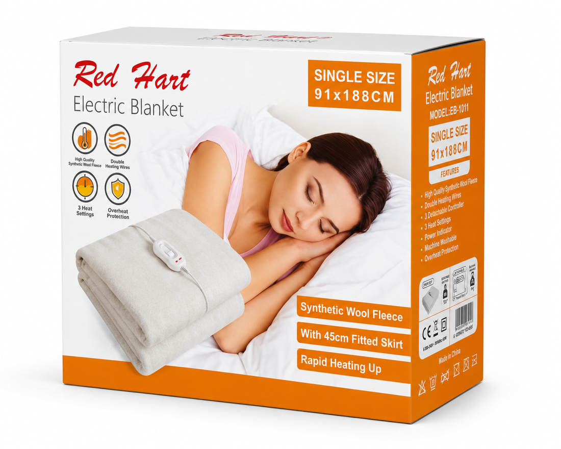 Red Hart Electric Blanket – Single Size