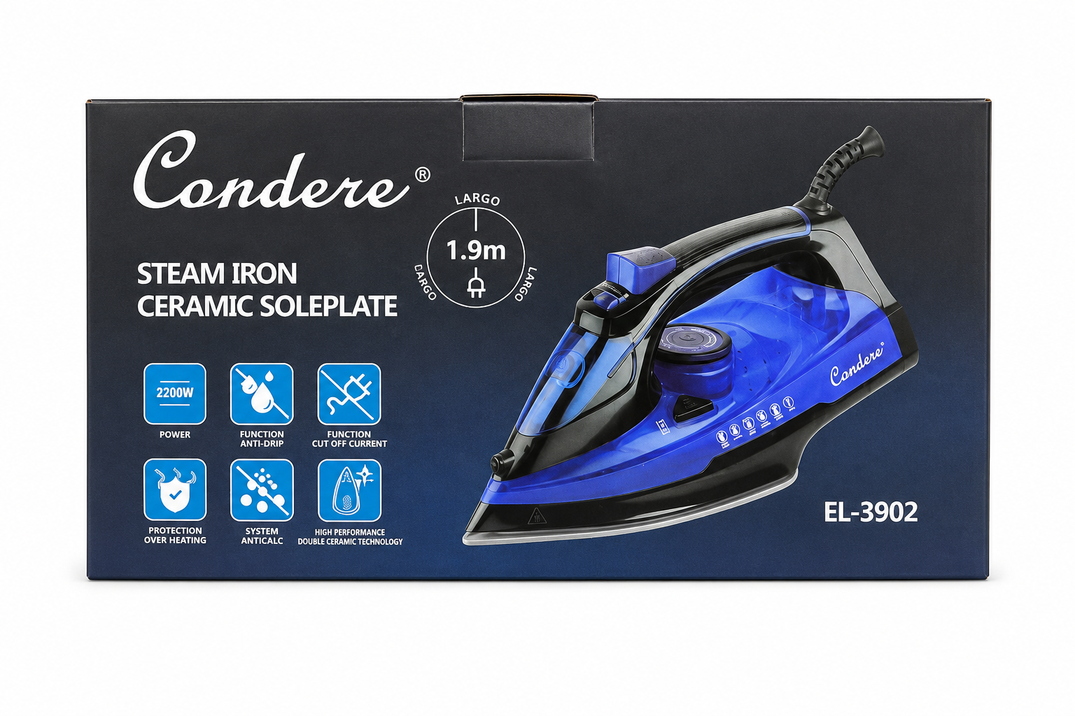 Condere Steam Iron EL-3902