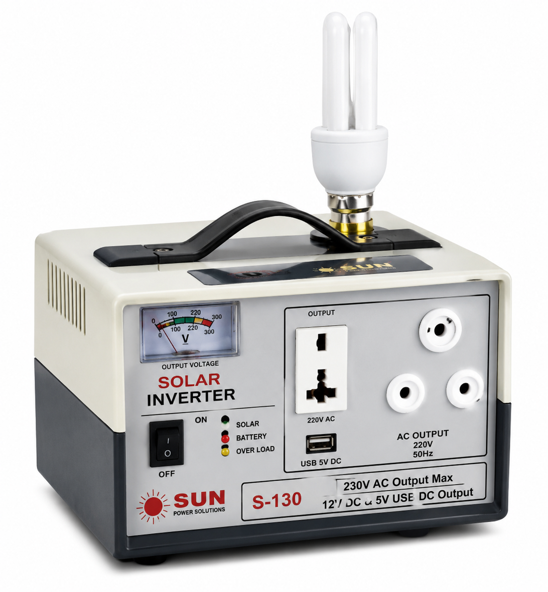 SUN Solar Powered Inverter S-130