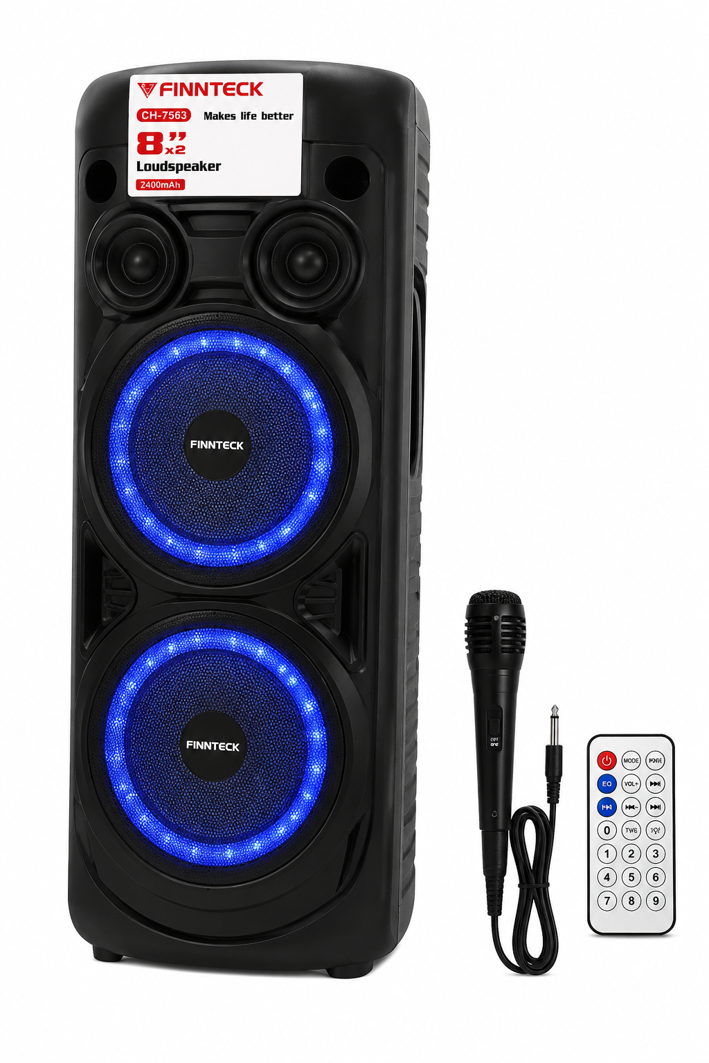 FINNTECK CH-7562 Portable Bluetooth Party Speaker