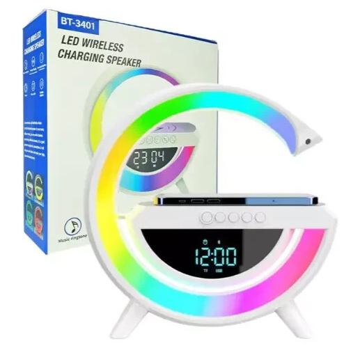 SmartHome LED Wireless Charging Speaker BT- 3401