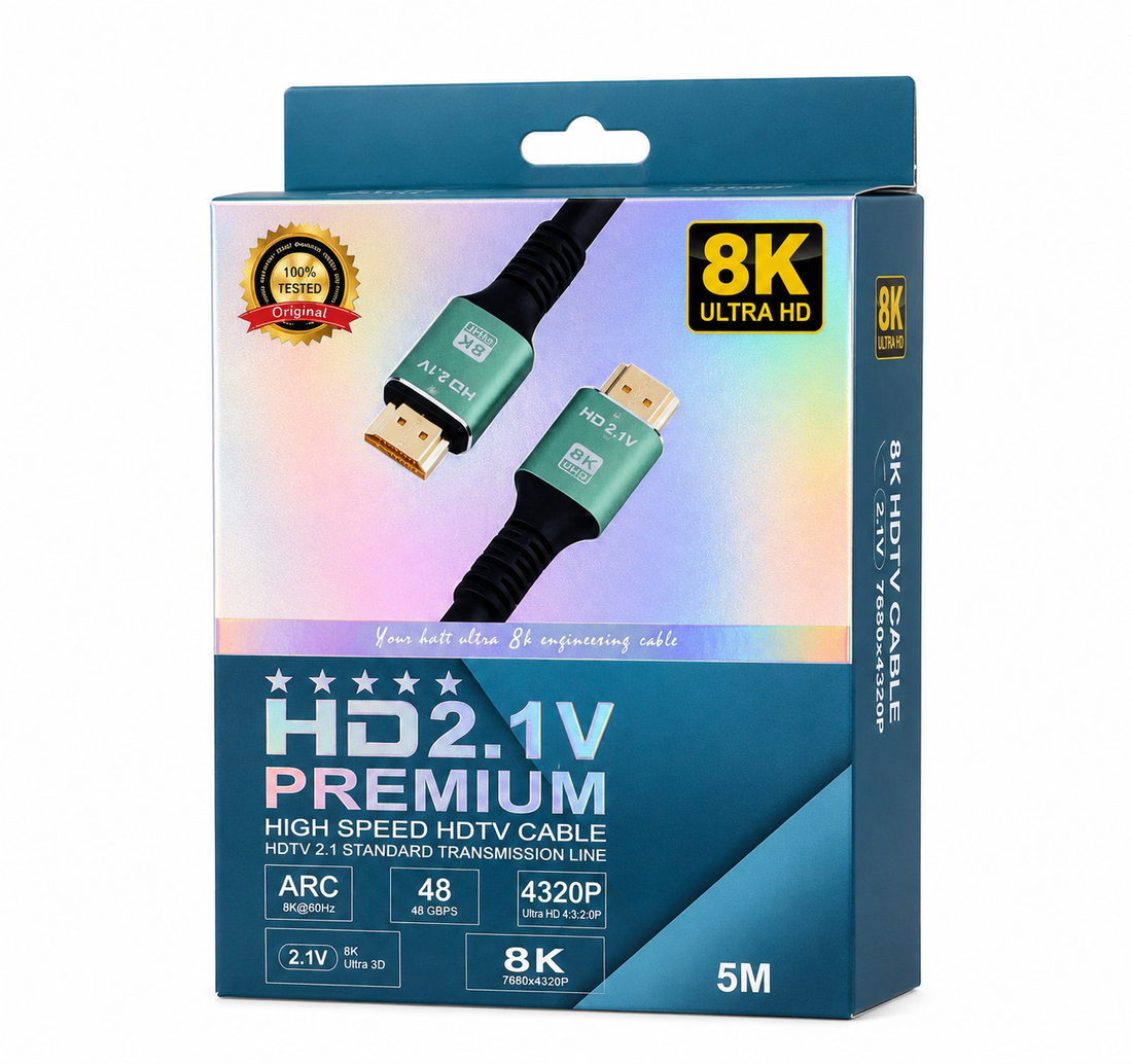 8K HDMI 2.1 Premium Cable – 5 Metre
