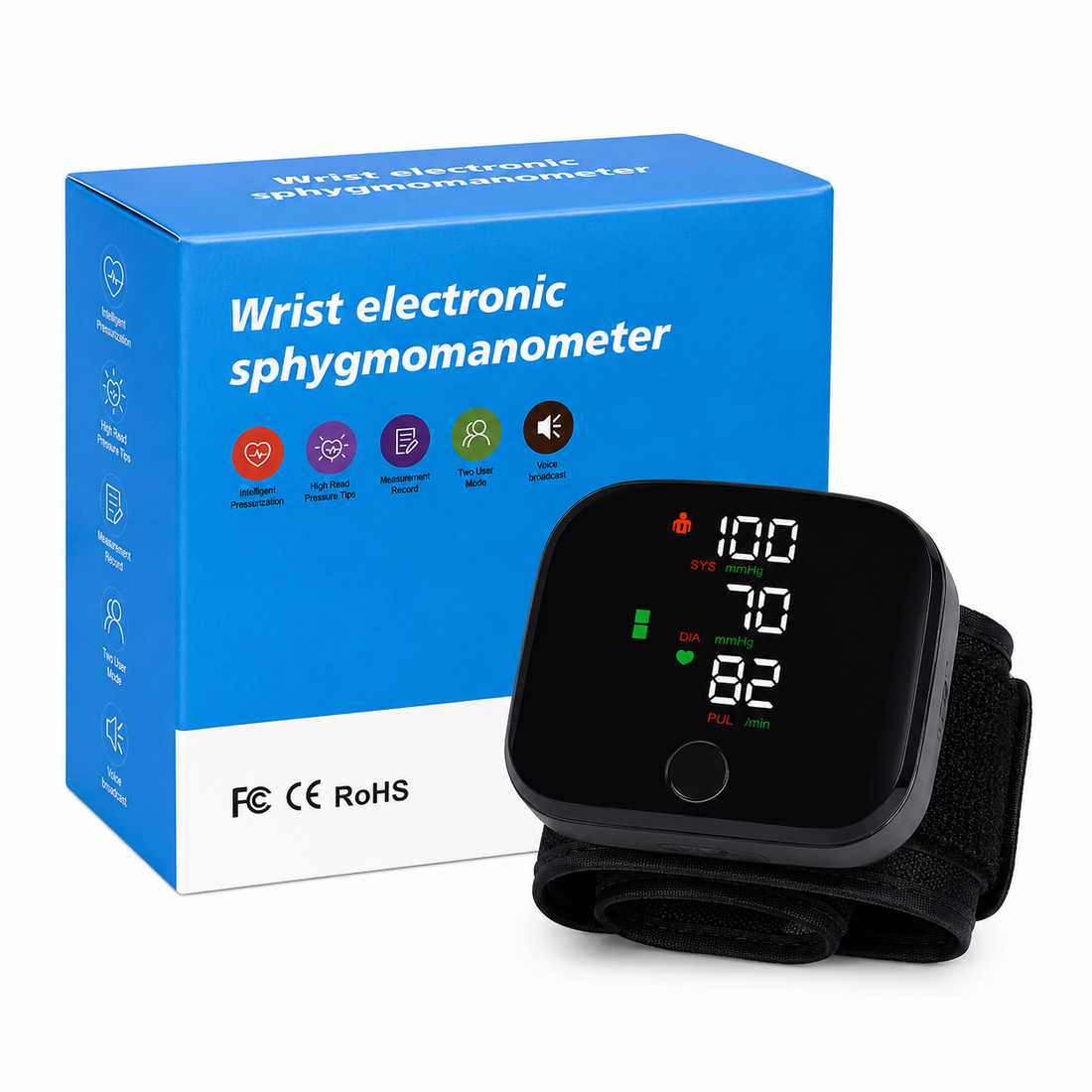 Wrist Electronic Blood Pressure Monitor