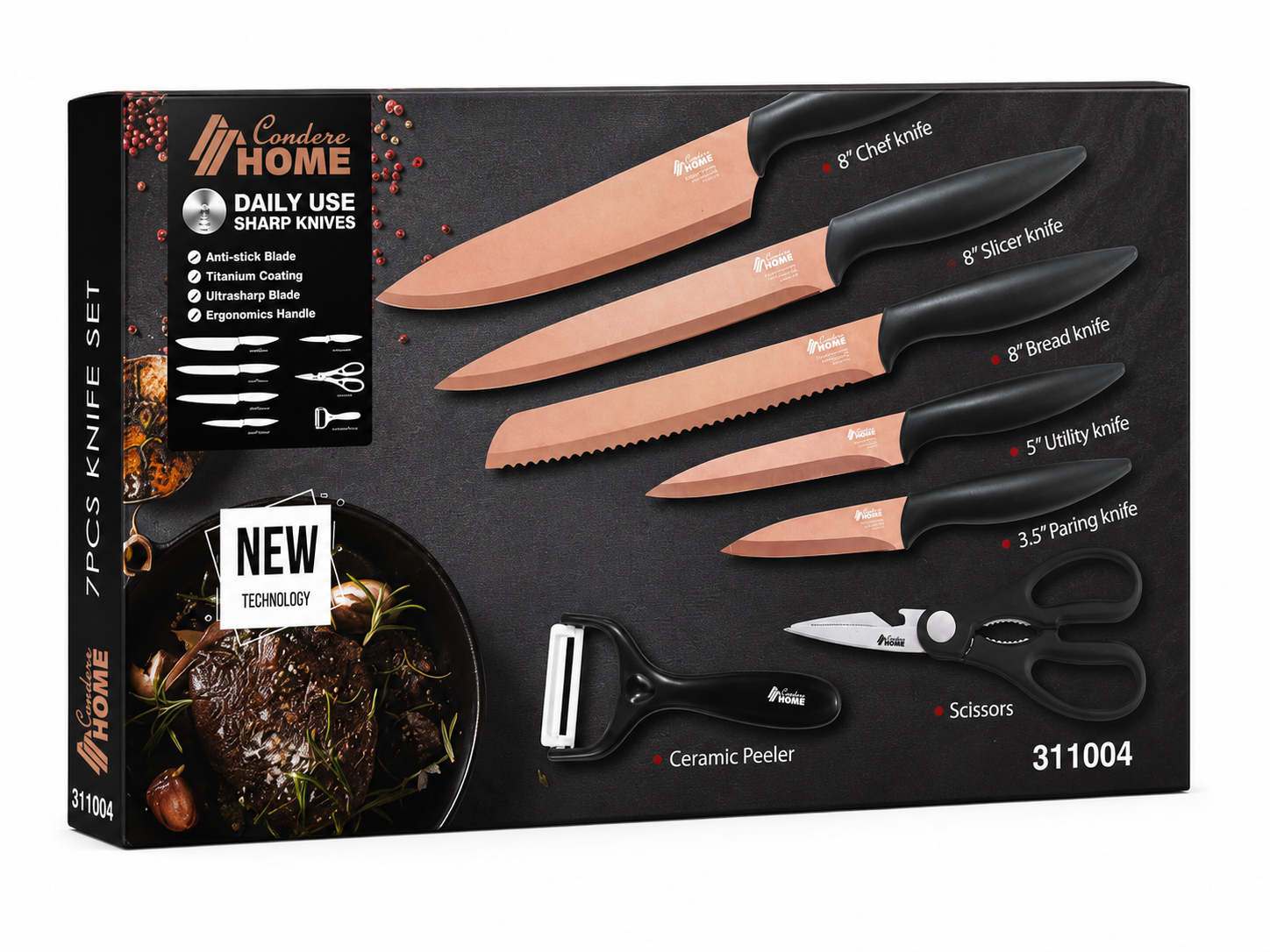 7-Piece Premium Knife Set