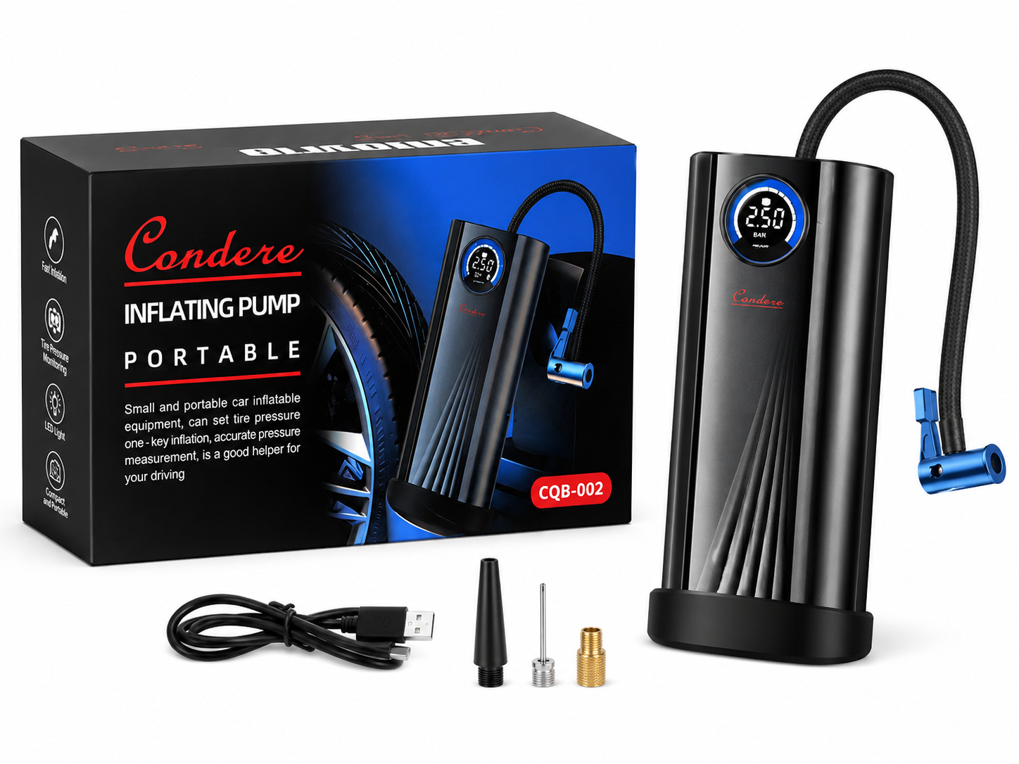 Condere Portable Inflating Pump