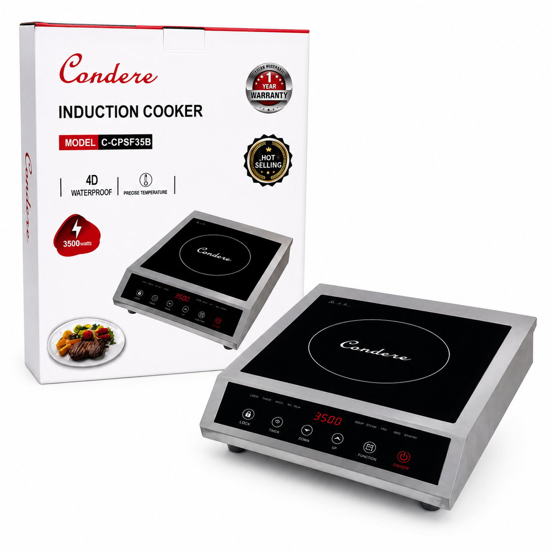Condere 3500W Induction Cooker